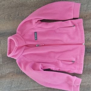 Girls Columbia Fleece Jacket Pink